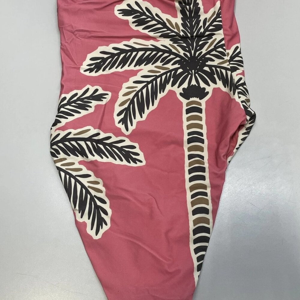MARINE LAYER X ANDIE Women’s Kauai One-Piece Swimsuit – Pink Palm – Size S - Picture 3 of 7